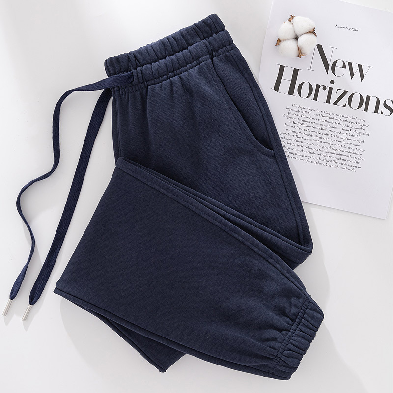 Drawstring Sweatpants for Women, Spring and Autumn, Royal Blue, 2026 New Style, Pure Cotton Terry Sweatpants, Slimming, Casual, High-Waisted Harem Pants Drawstring Sweatpants for Women, Spring and Autumn, Royal Blue, 2026 New Style, Pure Cotton Terry Sweatpants, Slimming, Casual, High-Waisted Harem Pants