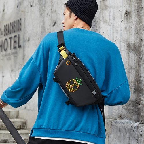 Трендовая нагрудная сумка, универсальная сумка через плечо на одно плечо для отдыха