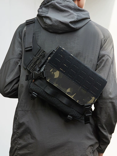 Тактическая вместительная и большая сумка на одно плечо, нагрудная сумка