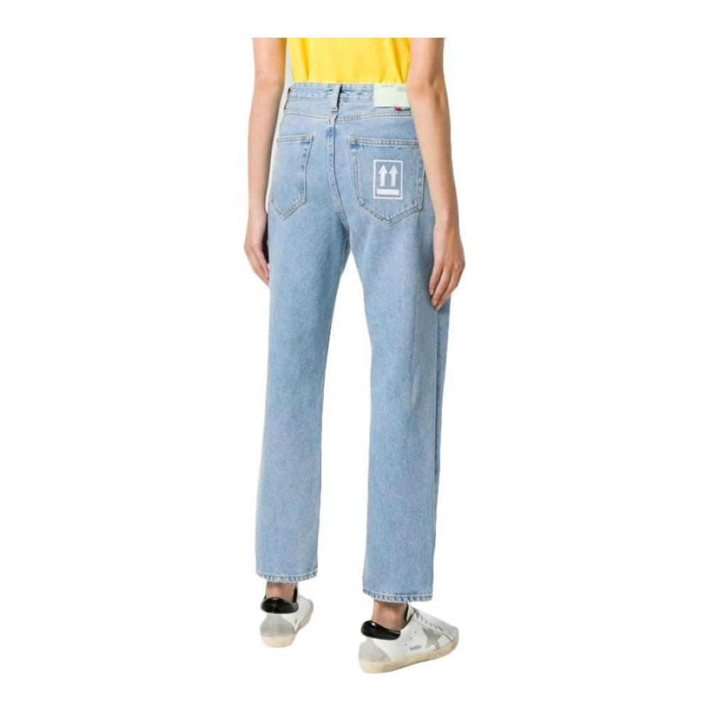 Off-trắng Bà xanh bông Jeans