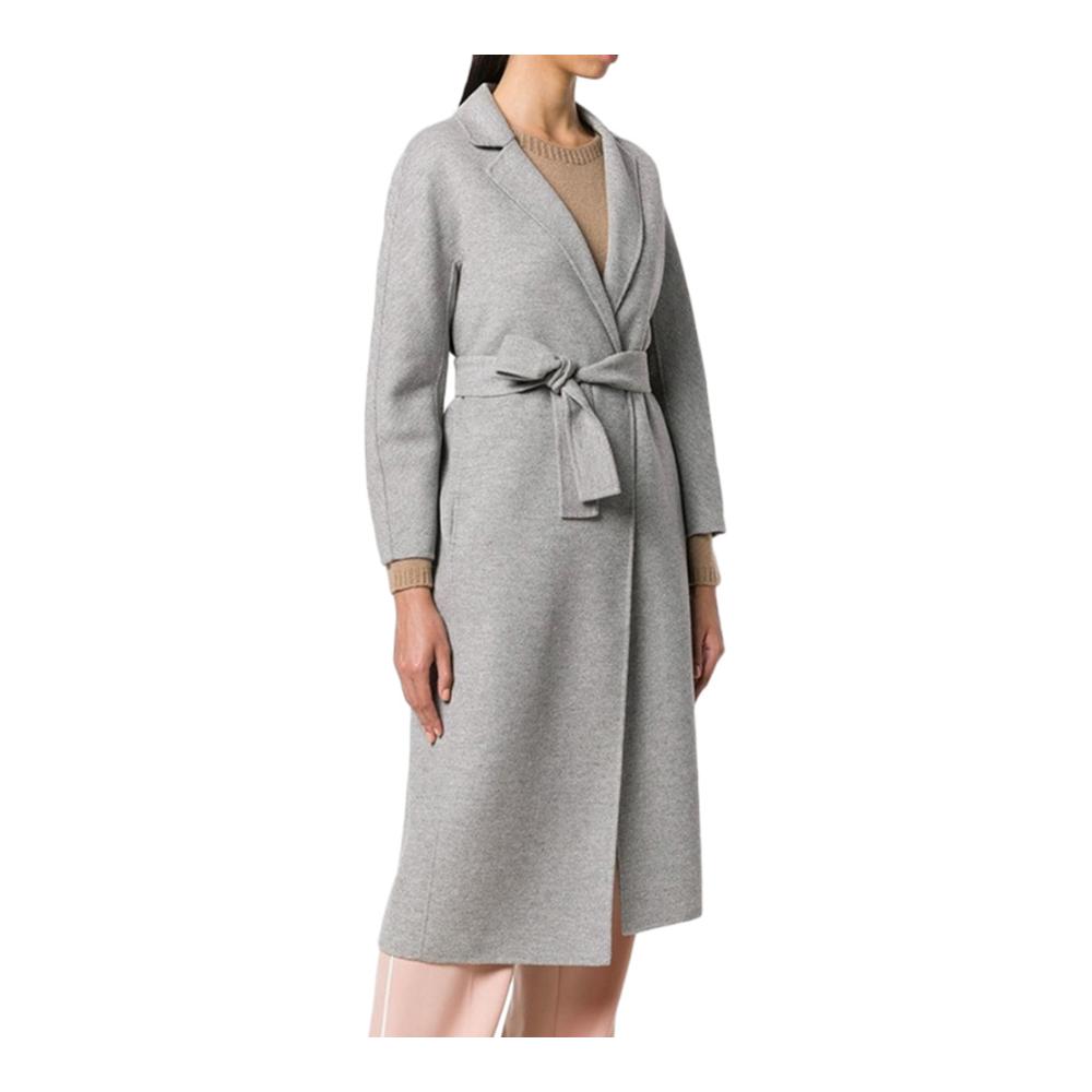 Bà Max Mara len Grey Coat