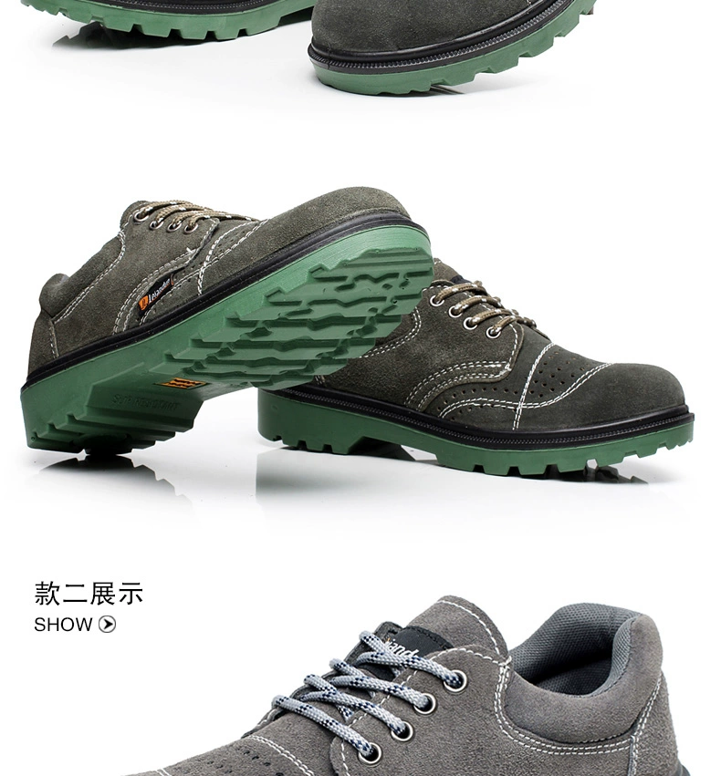 Labor protection shoes for men in winter, breathable, lightweight, anti-odor, anti-smash, anti-puncture, safety insulated, old steel plate for construction site work