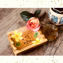 Domestic spot Thai solid wood hand-painted lidless soap box SPA bathroom buy one get one free Baye Workshop