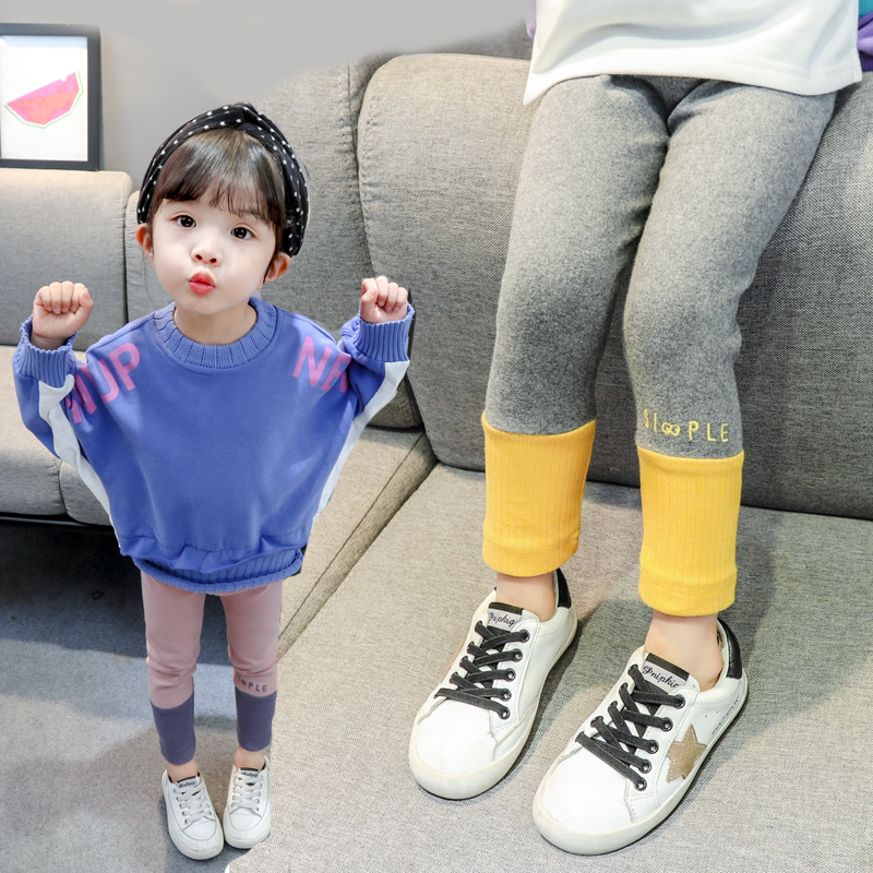 2020 New Spring Autumn Clothing 0-1-2-3-4-5 Year Old Girl Uni Pants Baby Inner Lap Pants Baby Pants Pure Cotton