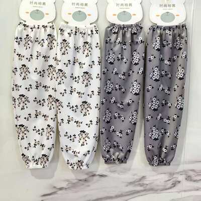 Floral ice silk sleeve sleeves for women, loose and thin summer sun protection arm guards, outdoor UV protection ice sleeves, long sleeves