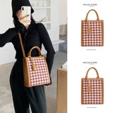 Ретро вместительная и большая летняя сумка на одно плечо