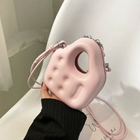 Розовая сумка через плечо