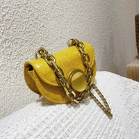 Желтая сумка через плечо