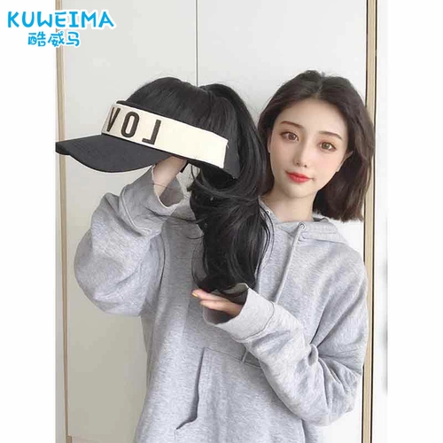 Шапка для парика, хвостик, кудрявая волнистая сетка для волос, длинный парик-шапка, популярно в интернете, средней длины