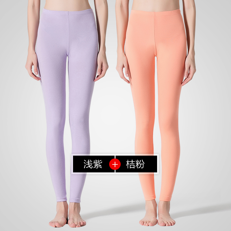 Womens quần mùa thu nữ bông mặc linepants linepants mỏng xà cạp bông eo cao quần ấm mùa thu và mùa đông.