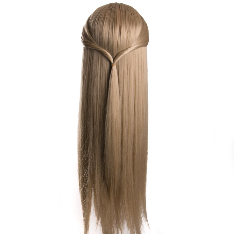 Fake person head model head hairdressing makeup disc hairdrescer shop apprentice paparazzi head can practice human head model coaching head long hair