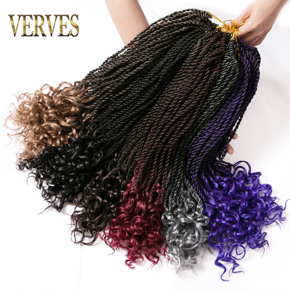 Wig small braid Dirty Braid braid hip-hop Hip Hop color choreography 6 packs Crochet hair 18-inch