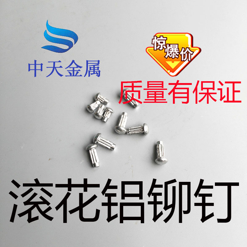 GB827 nameplate rivet semicircle head knurling aluminium rivet motor signage with rivets 2 * 4-2 * 6 2 5 * 5 3 * 6