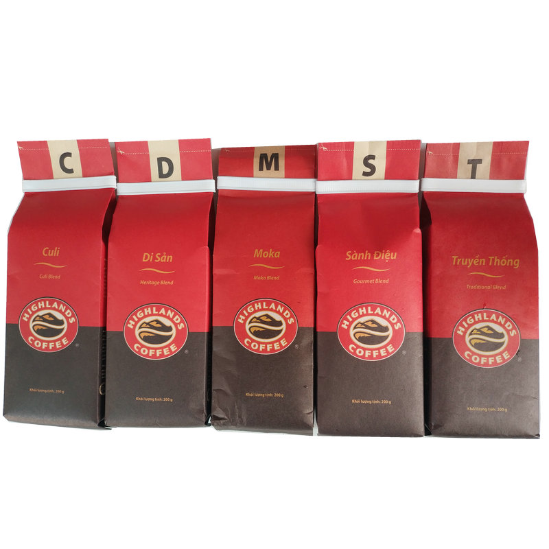 Vietnam original HIGHLANDS Highland Coffee Powder 200g fragrant drop CDSTM black coffee