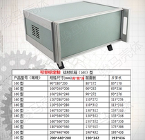 Non-Label Customized 160-1 meter metal aluminium profile sheet iron sheet Tin case 140120 * 320 * 280 matching panel