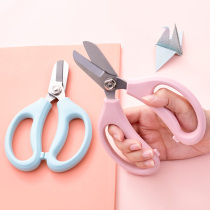 Deli floral scissors Gardening scissors Wide head thickened short blade Household flower scissors Garden flowers flower arrangement road scissors Flower branches branch repair flower pruning tools Floral artist special scissors Pruning scissors