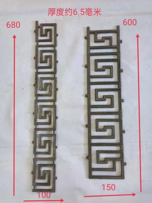 Iron accessories iron pattern large iron door accessories cast iron flower horse steel flower back iron garden door accessories double switch