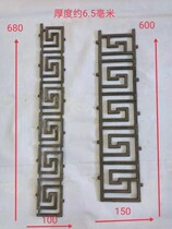 Iron accessories Iron pattern large iron door accessories Cast iron flower horse steel flower return type iron garden door accessories double opening