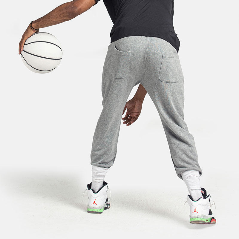 JEMVSUNP sports long pants men loose bunches 100 hitch basketball casual boomers 90% knit-up national tide