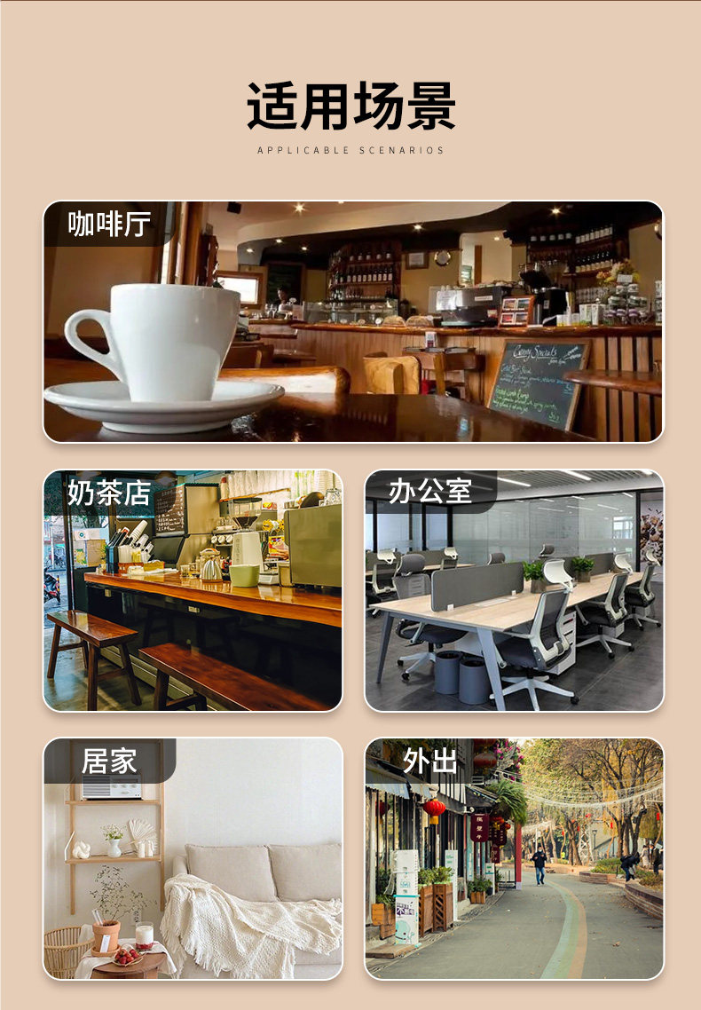 Бумажные крафт пакеты 高颜值咖啡打包袋加厚牛皮纸奶茶饮品礼品手提袋子单双杯装含纸托