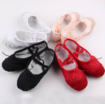 Children Dance Shoes Soft-bottom Exercises Shoes Summer Girl Cat Paw Shoes Dancing Shoes Canvas Yoga Shoes Early Childhood Ballet Shoes