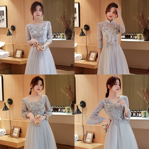 Кружевное демисезонное платье подружки невесты, длинное небольшое вечернее платье, юбка, цветочный принт, яркий броский стиль, по фигуре