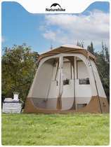 Thickened quick-opening bathing tent for outdoor portable camping