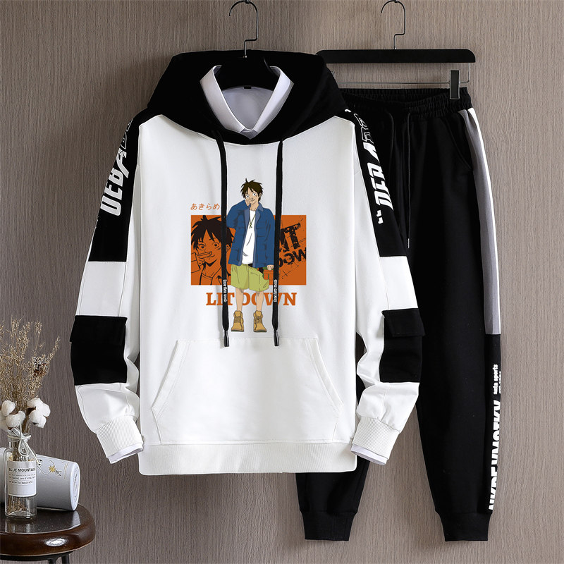 Big boy suit spring 11 boy hooded long-sleeved T-shirt 12-year-old boy spring and autumn sweater 13 tide brand clothes