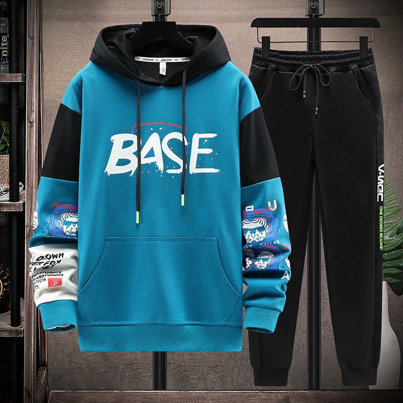 Teenage sweater 2022 spring and autumn new big boy men's fashion brand Korean sports suit male big boy spring fashion trend