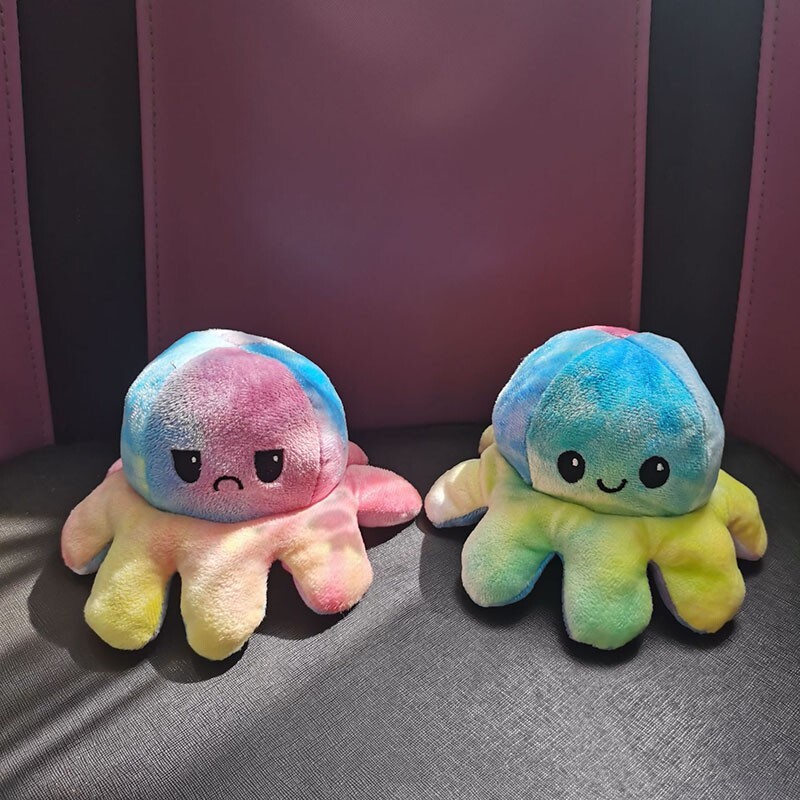 Игрушка 1pcs reversible octopus plushie fidget toy flip plush toys OTHER