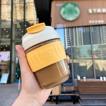 Morden Good Things Ins Wind Ideas High face value cups Dual-purpose glass cups to carry straw Large capacity Women Summer