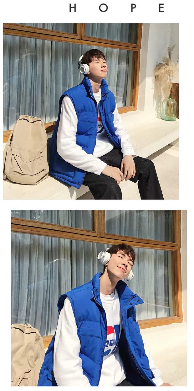 Mùa đông 2018 phiên bản Hàn Quốc của xu hướng áo vest cotton in hoa cotton giản dị áo khoác vest vest áo thể thao