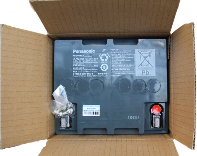 Panasonic LC-P12V24AH lead-acid maintenance storage battery UPS room emergency lighting DC screen private