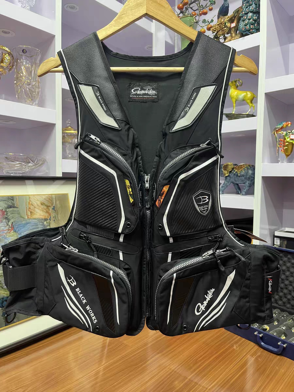 24 Gamma Kazi New Rock Fishing Life Jacket Gm-2193 Waterproof Breathable Multi-Pocket Rock Fishing Life Vest