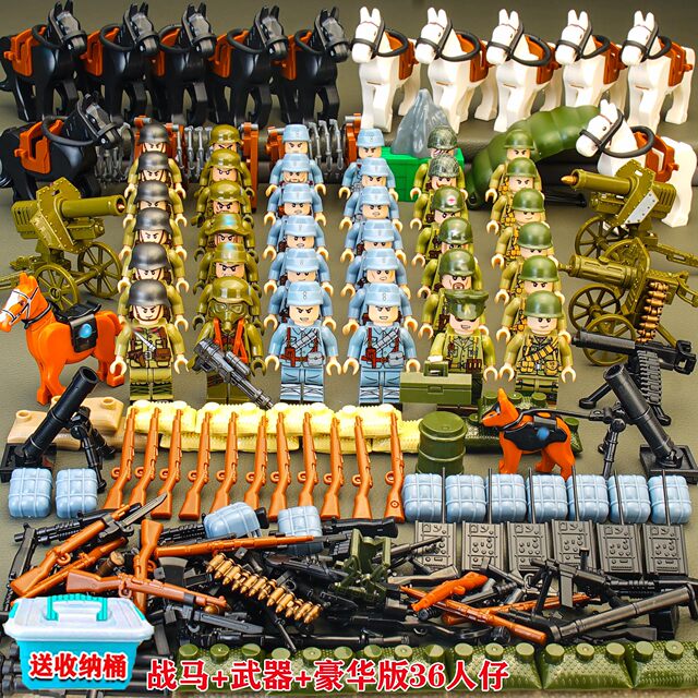 Chinese Building Blocks, Lake Chosin Battle, Korean War, Korean People's Volunteer Army, Mini Figures, Building Blocks, Eighth Route Army, Assembly Toys for Boys