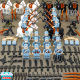 Suitable for Lego Bricks, Underground War Minifigures, Assembled Eighth Route Army Figures, Guerrilla Ruins, Trenches, Children's Toys