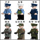 Suitable for Lego Military Building Block Figures, Special Forces Mini-Figures, Swat Soldiers, Police Figures, and Assembly Toys