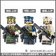 Suitable for Lego Building Blocks, Sea, Land, and Air Honor Guard Minifigures, Special Forces Mini-Figures, Military Swat Figures, and Assembly Toys