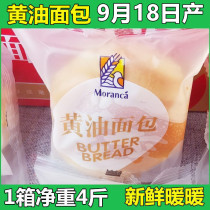 Mulanka butter bread 4kg full box sandwich breakfast old style hand torn bread yogurt small white pocket bread