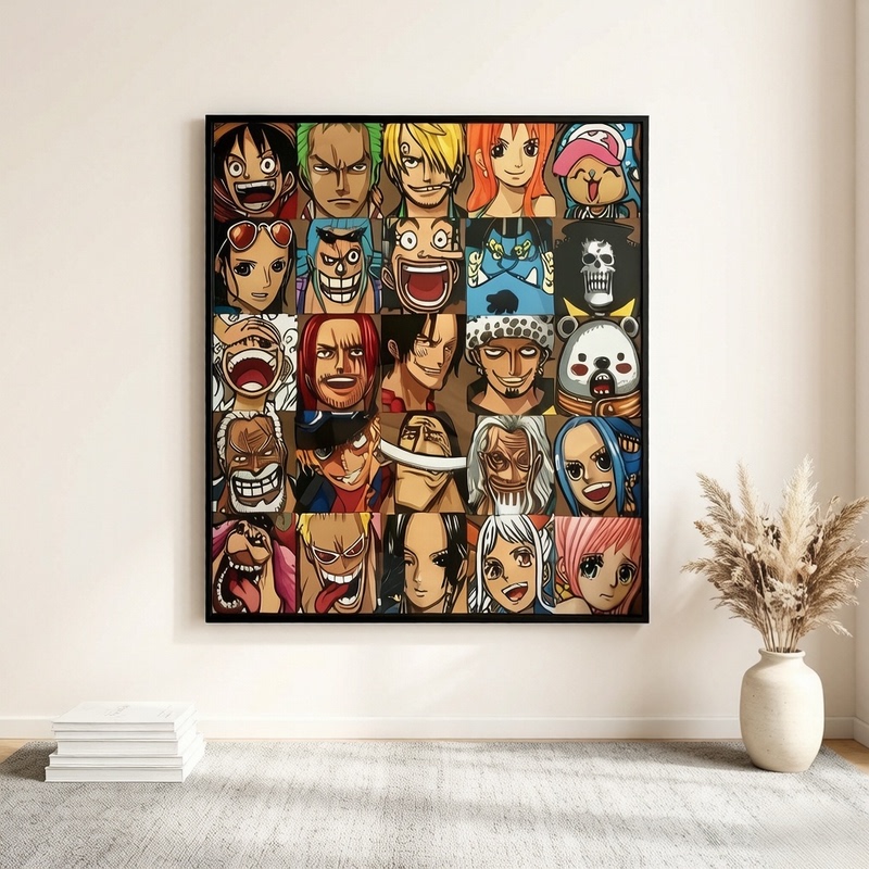 One Piece Photo Frame Luffy Zoro Nami Peripheral Photo Frame Wall-Mounted Narrow Edge Aluminum Alloy Picture Frame One Piece Photo Frame Luffy Zoro Nami Peripheral Photo Frame Wall-Mounted Narrow Edge Aluminum Alloy Picture Frame