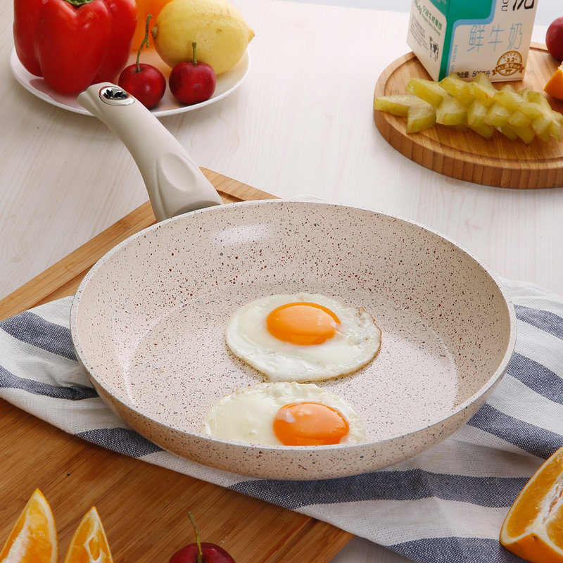 Maifan stone pan induction cooker non-stick pan frying pan mini non-stick fried egg steak special household vibrato with the same style