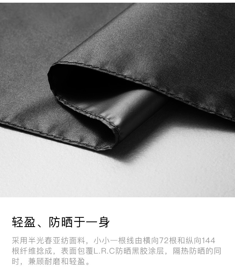 伞中宝马 蕉下 UPF50+防晒 五折晴雨伞 阻挡99%紫外线 图5