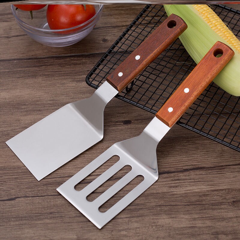 Tiramisu Shovel Subnet Red Fried Ice Bread Demould Knife Eggs Raw Frying Stainless Steel Iron Plate Burning Pizza Spade Commercial