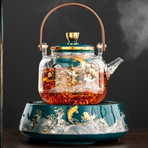 Teapot electric hot cooking tea integrated fruit cooking tea machine portable flower tea new tea table tea set thermostatic tea bubble