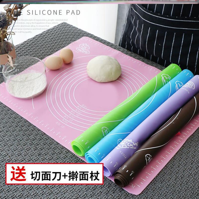 Face Cushion Food Grade Silicone Gel Home Thickened new steamed bread and dough kneading dough kneading and bread baking tool plate