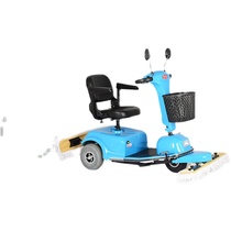  Three-wheeled pressurized commercial electric dust cart Charging driving type dust water oil drag-drying machine floor cleaner