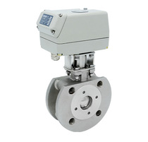 400 Italian-style flanged electric ball valve One-piece flanged ball valve Ultra-thin flanged ball valve 1