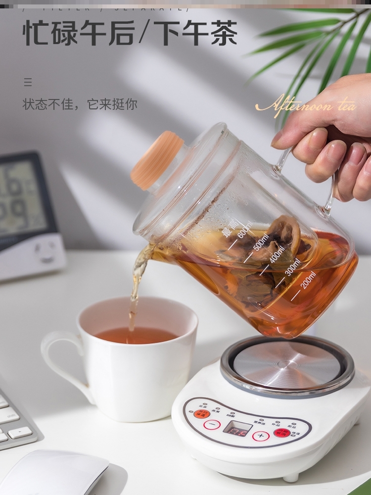 Burning Teapot Electric Hot Cooking Tea Integrated Fruit Cooking Tea Instrumental Function Special Students Wellness Cup Steamed Teapot kettle