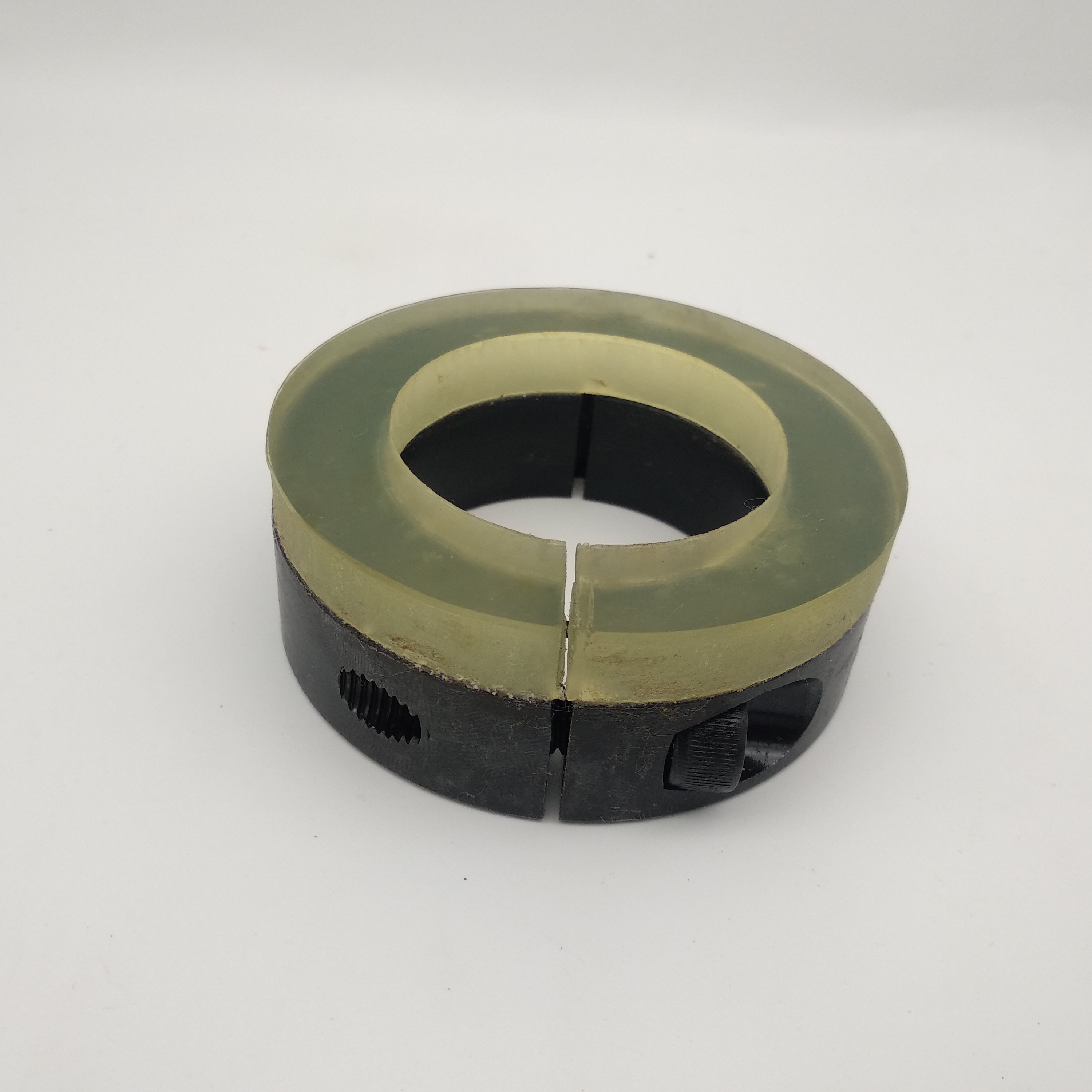 45 steel fixing ring with polyurethane buffer shock-absorbing pad optical axis limit ring SCSPD12 16 20 25 30