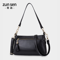 Leather middle-aged mother mother-in-law shoulder bag womens bag 2021 new bag fashion large capacity soft leather shoulder small bag